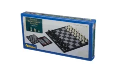 Chess Backgammon Checkers Set Field 37 Mm Magnetic 2506 Philos