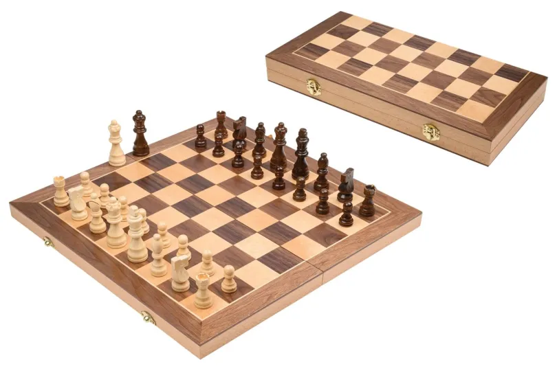 Chess cassette, field 40 mm, with additional pair of queens (2616)