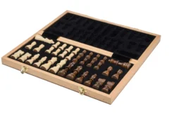 Chess cassette, field 40 mm, with additional pair of queens (2616)