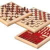 Chess checkers set, wooden box, field 35 mm (2803)
