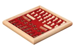 Chess checkers set, wooden box, field 35 mm (2803)