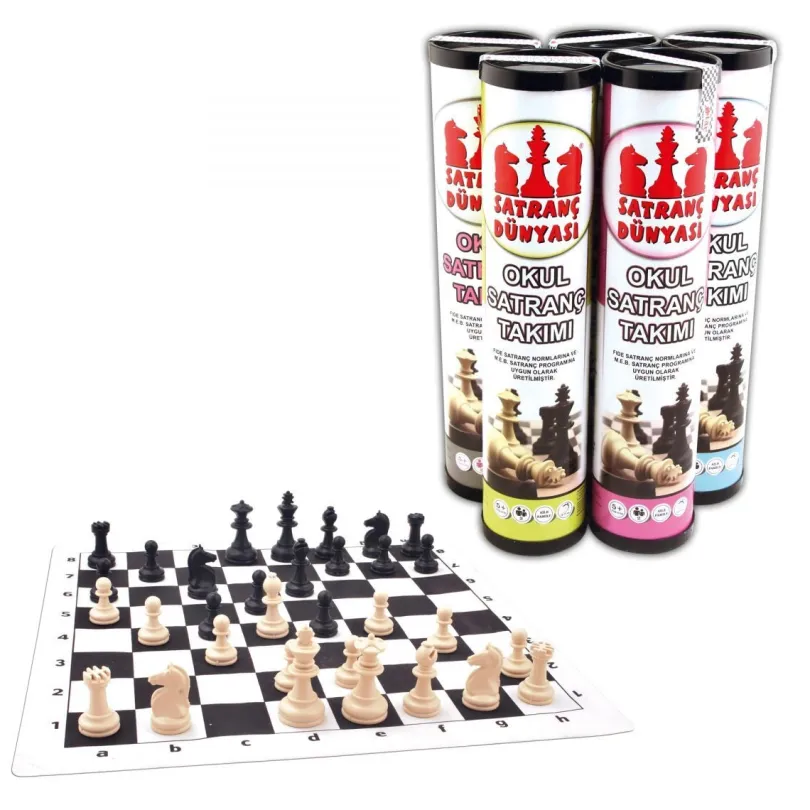 Chess in tube Star/Chess World - Large