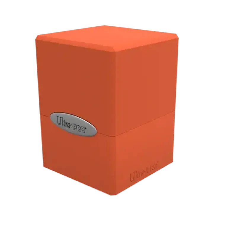 Classic Satin Cube - Pumpkin Orange