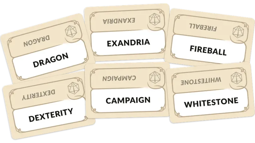 Codenames Critical Role Adventures