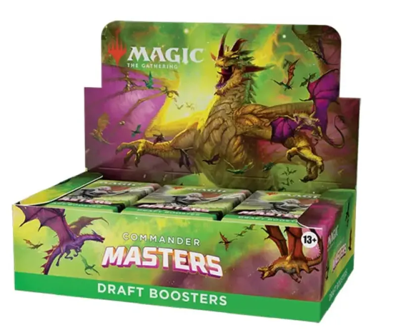 Commander Masters Draft Booster Display