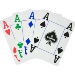 Copag 4 Colour Poker Cards 100 Plastic Rod