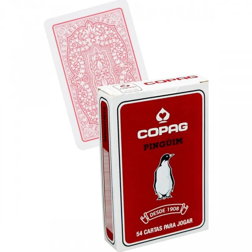 Copag Pinguim Bridge Cards Deck (Black or Red)