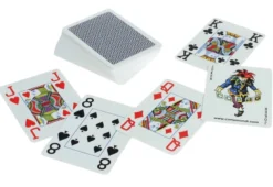 Copag Poker Size - 4 Corner Jumbo Index, 100% Plastic (Blue)