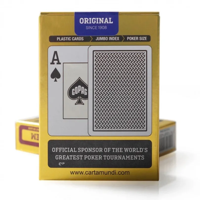 Copag Texas Hold'em poker cards (Black)