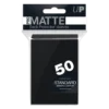 50ct Pro-Matte Black Standard Deck Protectors