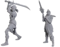 D&D Nolzur's Mini: SE BG3 - Lae'zel & Shadowheart