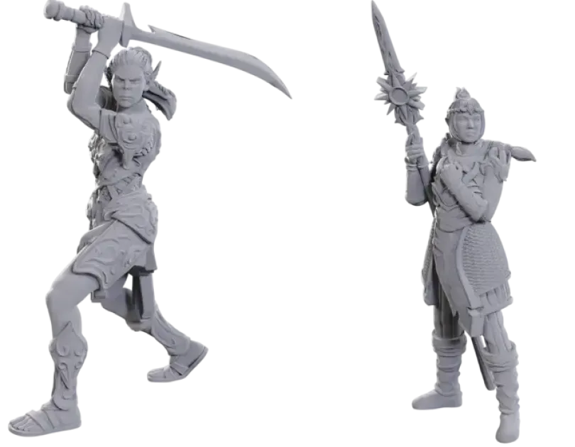 D&D Nolzur's Mini: SE BG3 - Lae'zel & Shadowheart