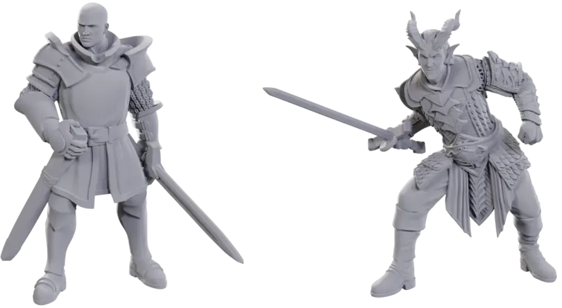 D&D Nolzur's Mini: SE BG3 - Ulder Ravengard & Zevlor