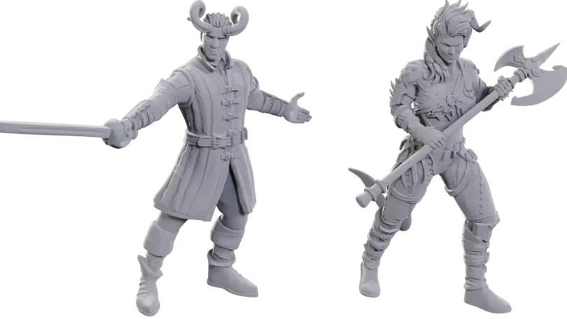 D&D Nolzur's Mini: SE BG3 - Wyll & Karlach