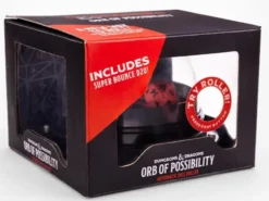 D&D Orb of Possibility Dice Roller with Silicone d20