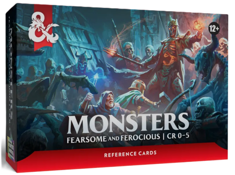 D&D Reference Cards - Monsters (Fearsome and Ferocious)