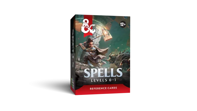 D&D Reference Cards - Spells (Levels 0-1)