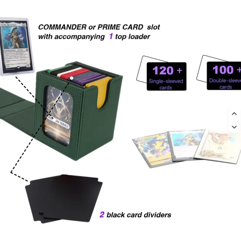 Deck Box Svart/Röd