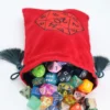 Dice Bag Red D20