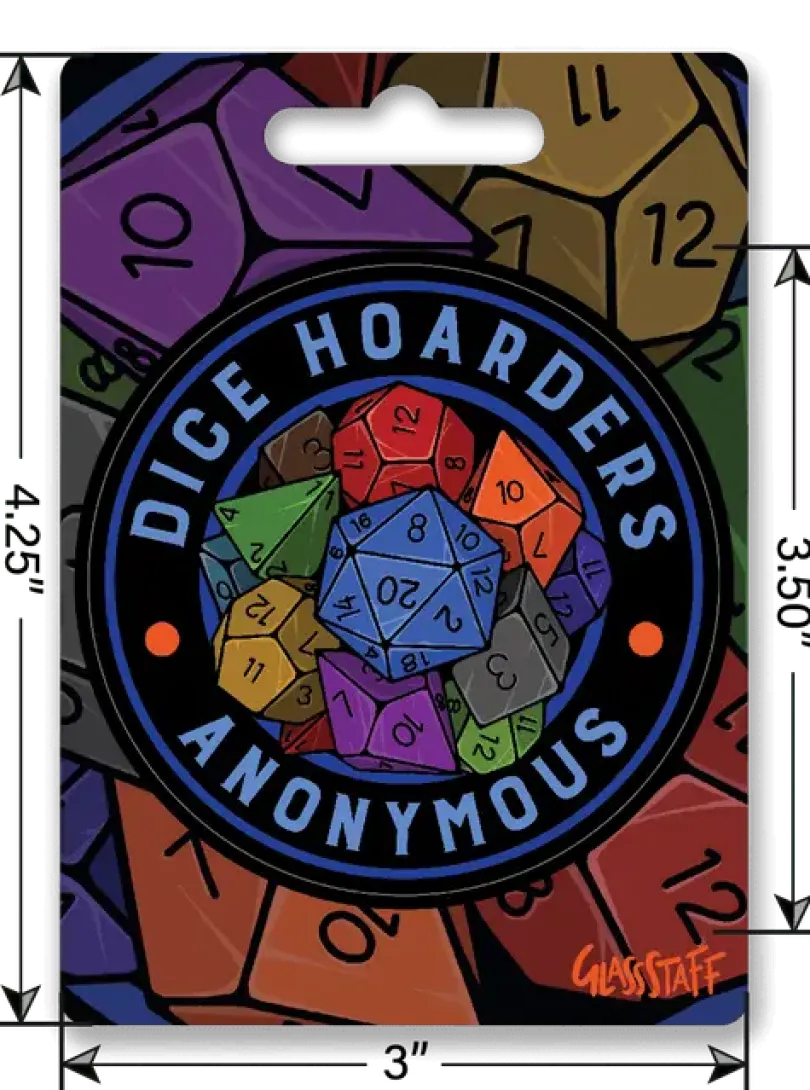 Dice Hoarders Anonymous Sticker