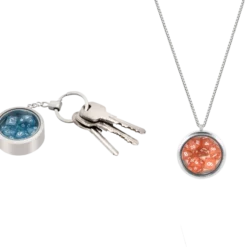 DICE LOCKET W NECKLACE & KEYCHAIN + 3 DND MINI DICE SETS | FANTASY JEWELRY