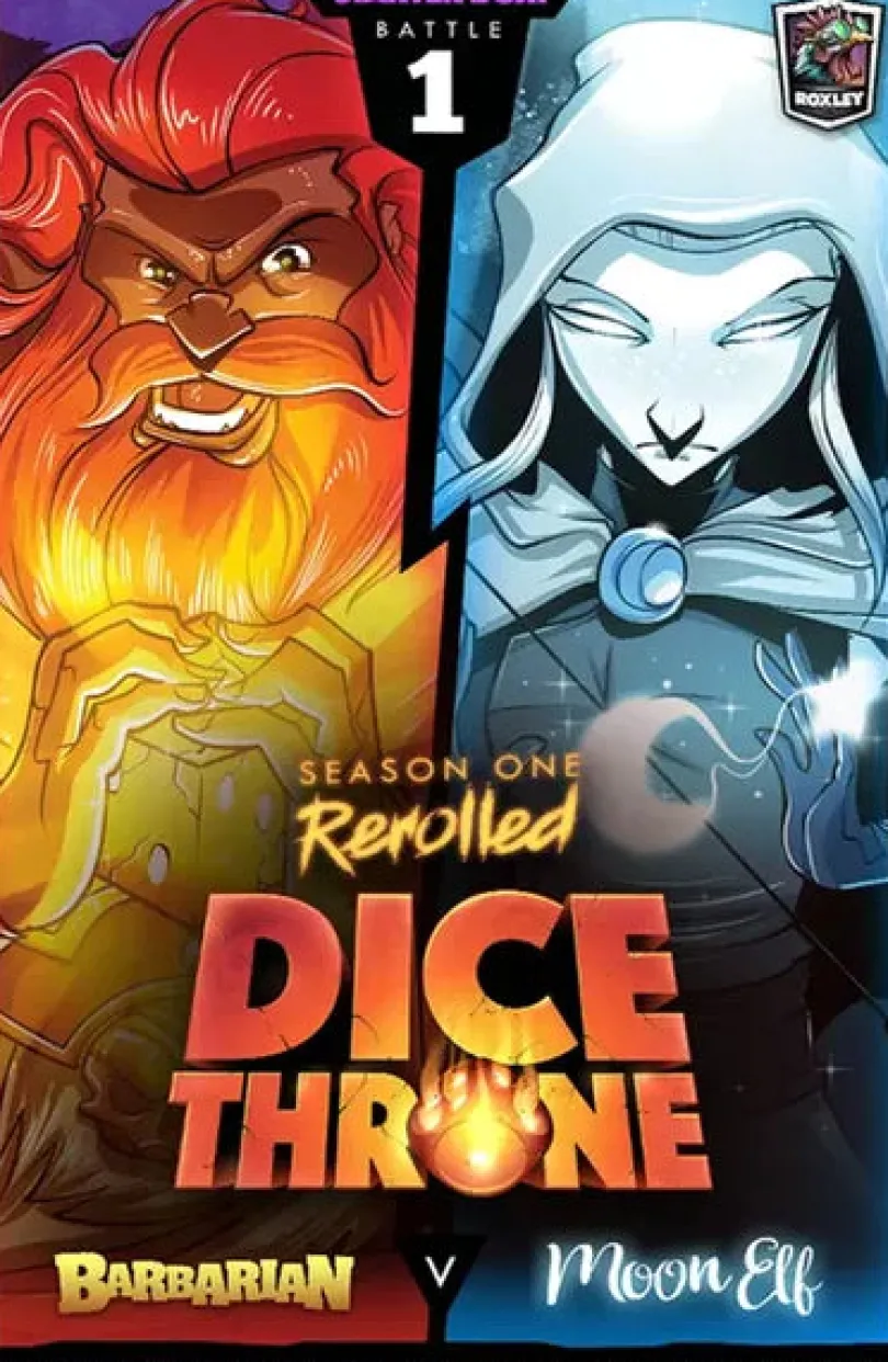 Dice Throne: Season One ReRolled – Barbarian v. Moon Elf