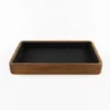 Dice Tray Real Wood - Brown