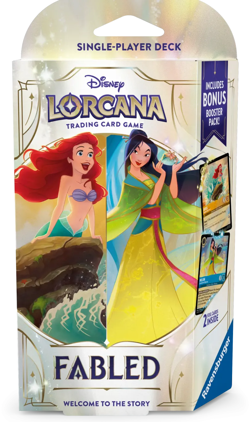 Disney Lorcana TCG: Fabled Starter Deck - Ariel & Mulan