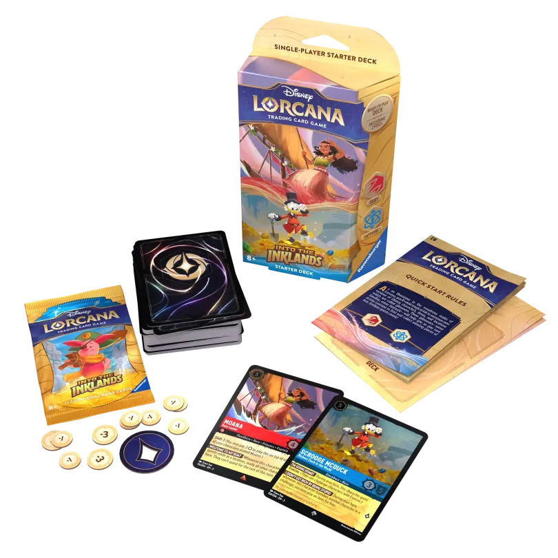 Disney Lorcana TCG: Into the Inklands - Starter deck - Moana & Scrooge McDuck
