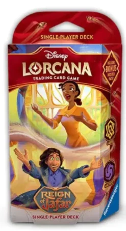 Disney Lorcana Tcg Reign Of Jafar Starter Deck Tiana Bruno Disney Lorcana