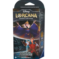 Disney Lorcana TCG: Rise of the Floodborn - Starter deck - Wicked Queen and Gaston (Amber & Sapphire)