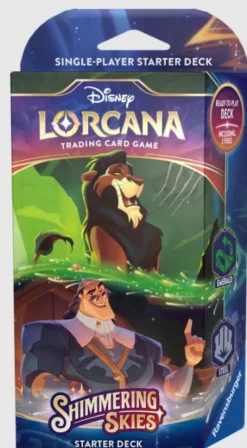 Disney Lorcana Tcg Shimmering Skies Starter Deck Scar Kronk Disney Lorcana