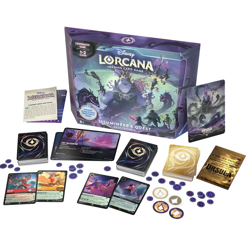 Disney Lorcana Tcg Ursulas Return Illumineers Quest Deep Trouble Disney Lorcana