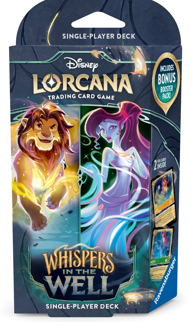 Disney Lorcana TCG: Whispers in the Well Starter Deck - Simba & Megara