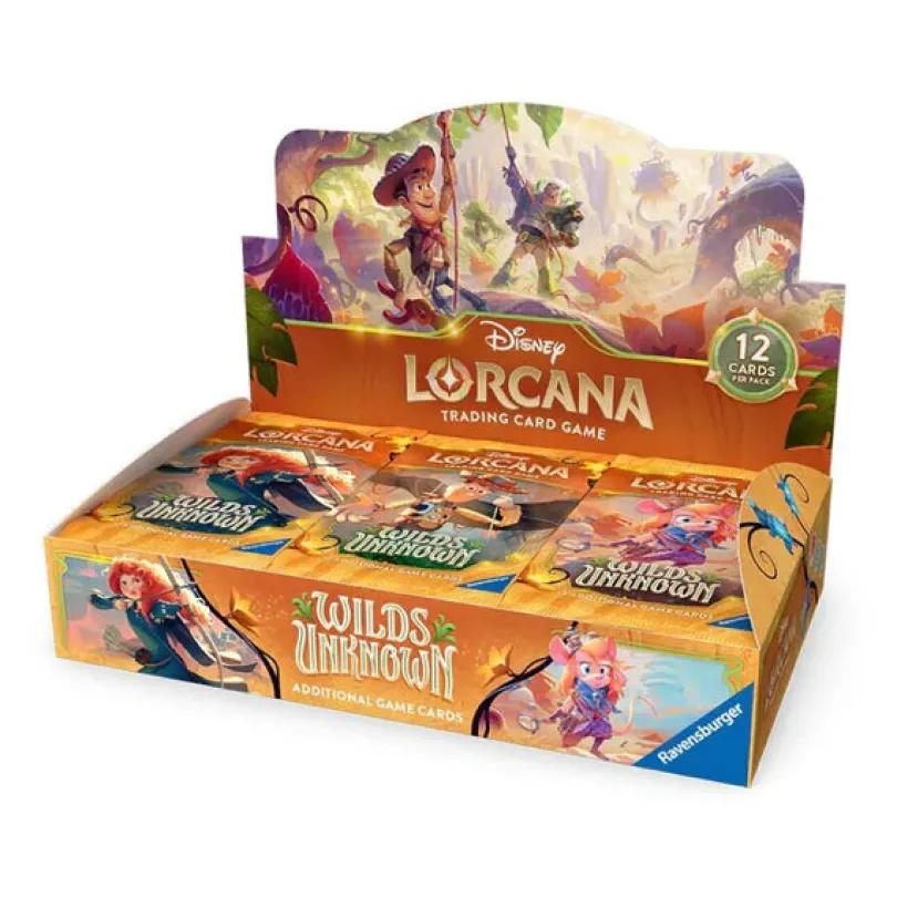 Disney Lorcana TCG: Wilds Unknown - Booster Pack Display (24 boosters)