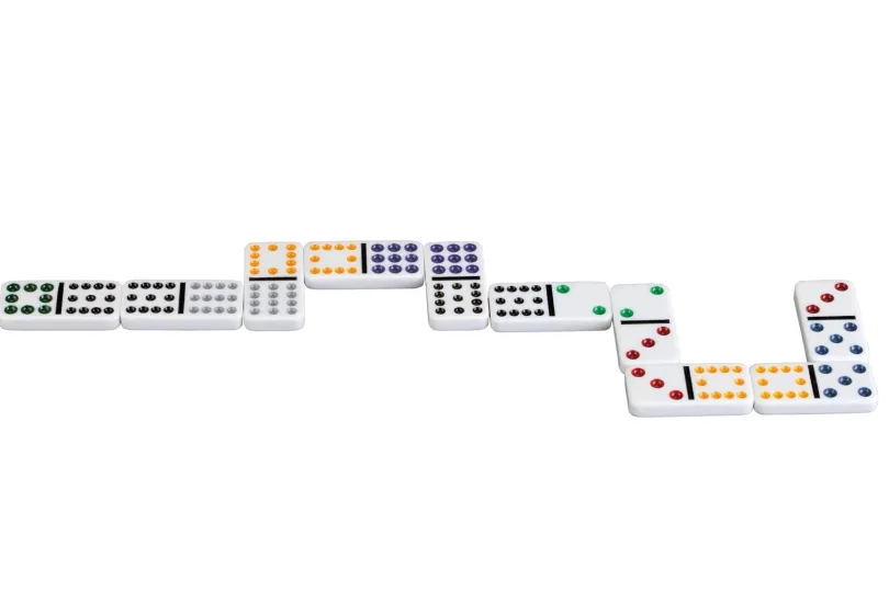 Domino, double 12, in metal box¨(3628)