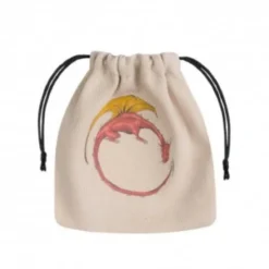 Dragon Beige & multicolor Dice Bag