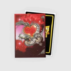Dragon Shield Brushed Art Japanese size Sleeves - Valentine Dragon 2022