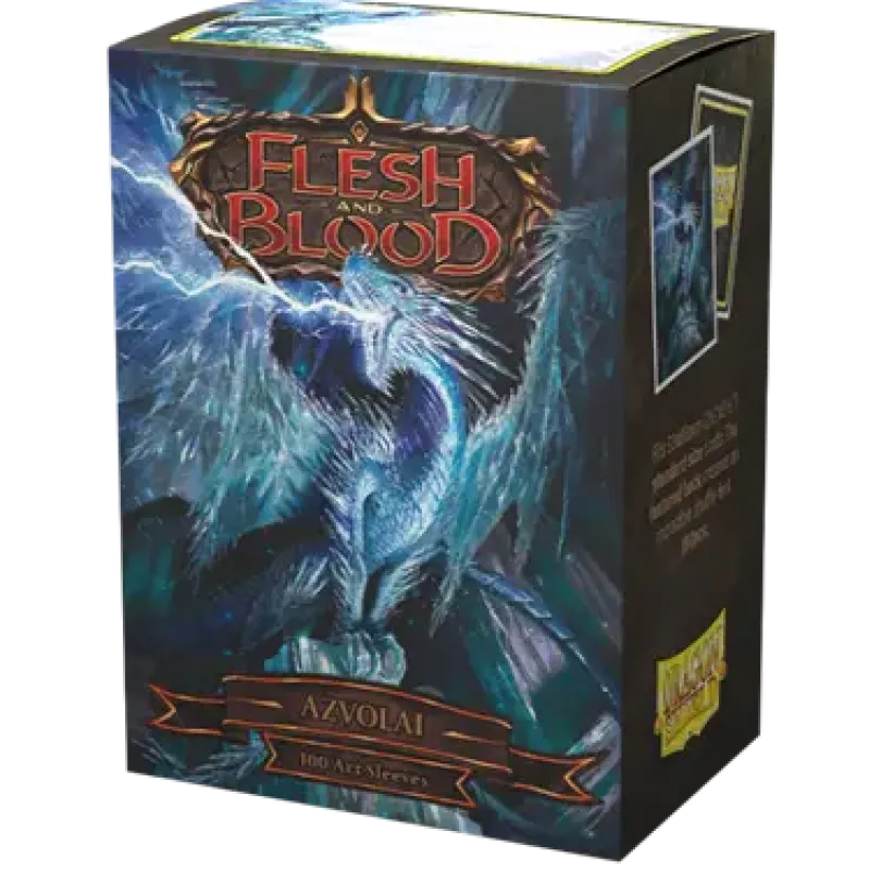 Dragon Shield Flesh and Blood License Standard Art Sleeves – Azvolai (100 Sleeves)
