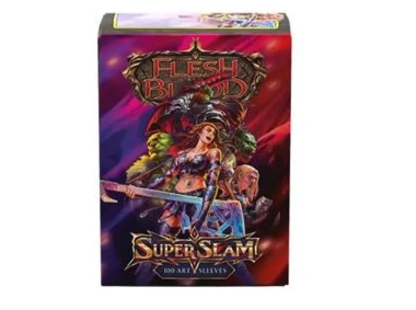 Dragon Shield Flesh and Blood License Standard Art Sleeves - Super Slam (100 Sleeves)