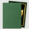 Dragon Shield Forest Green Matte Sleeves Standard Size 100 Dragon Shield