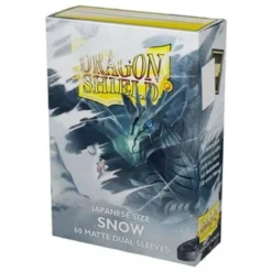 Dragon Shield Japanese Size Dual Matte Sleeves Snow Nirin 60 Sleeves Dragon Shield