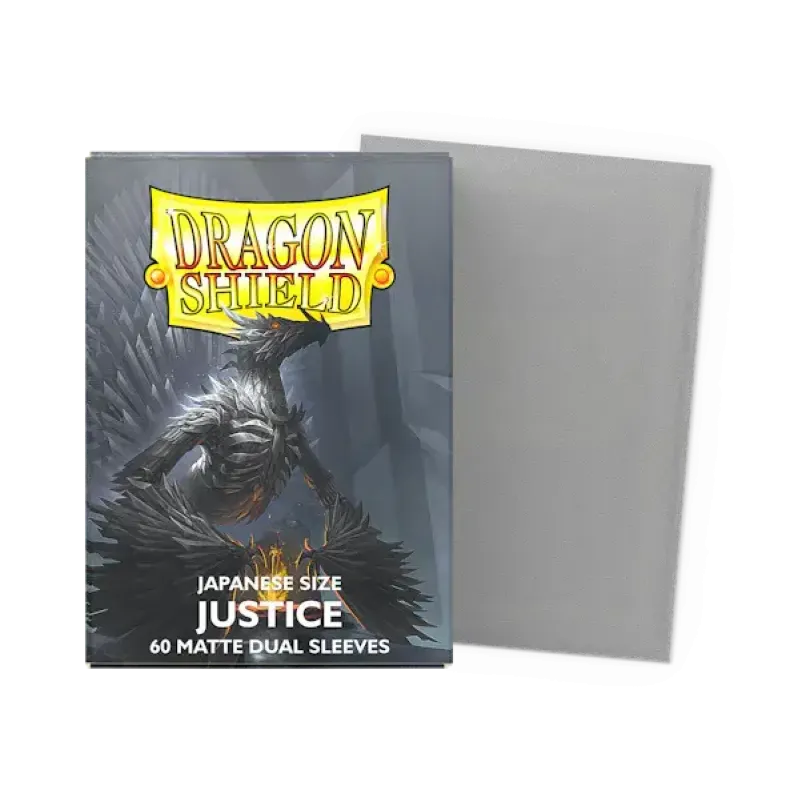 Dragon Shield Japanese Size Dual Matte Sleeves Justice Dragon Shield