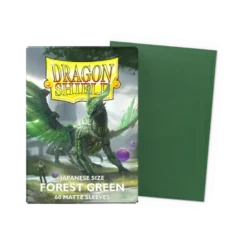 Dragon Shield Japanese Size Matte Sleeves Forest Green Dragon Shield