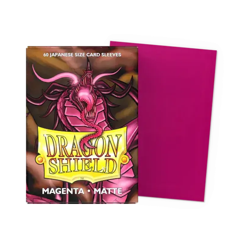 Dragon Shield Japanese Size Matte Sleeves - Magenta