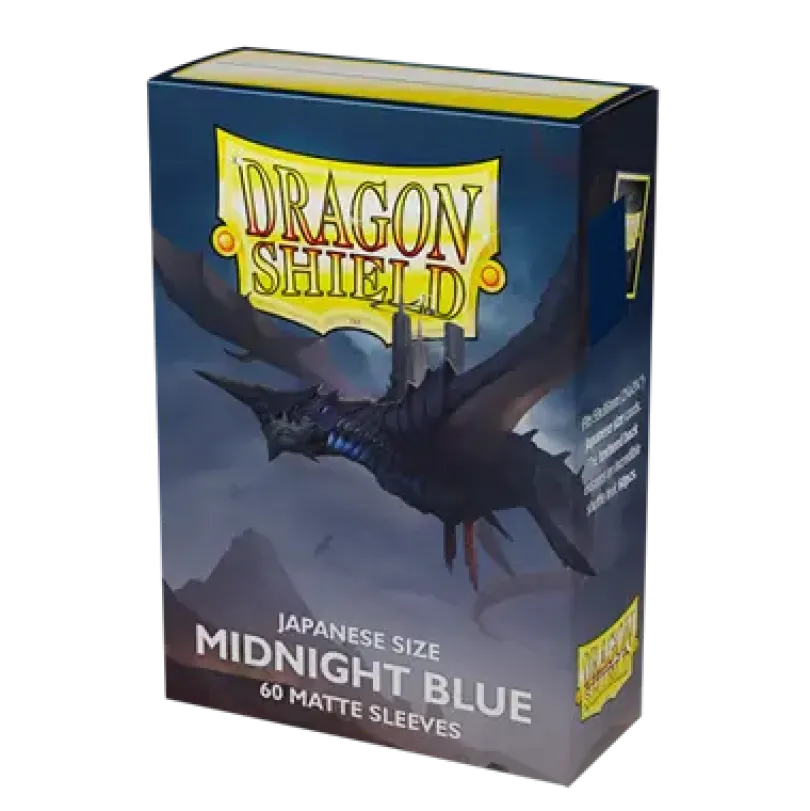 Dragon Shield Japanese size Matte Sleeves - Midnight Blue (60 Sleeves)