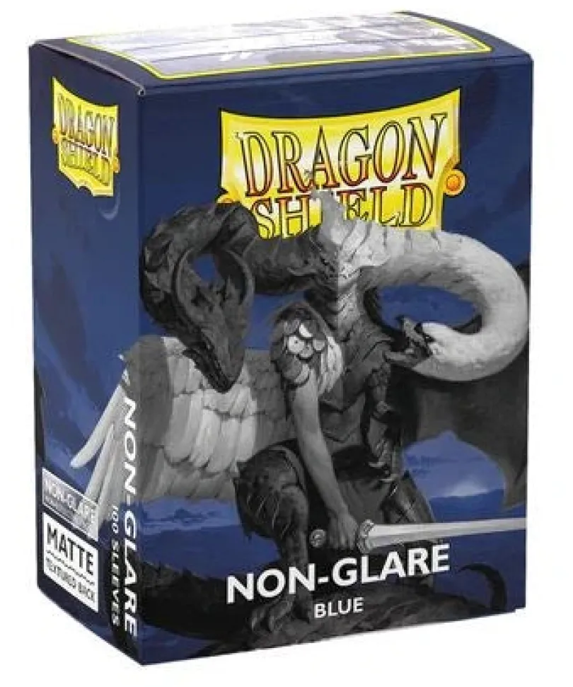 Dragon Shield Matte Non-Glare Sleeves - Blue (100 Sleeves)