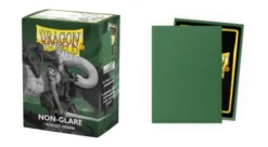 Dragon Shield Matte Non Glare Sleeves Forest Green 100 Sleeves Dragon Shield