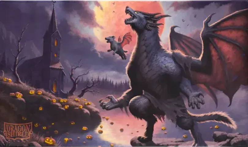 Dragon Shield Playmat with Tube - Halloween 2023