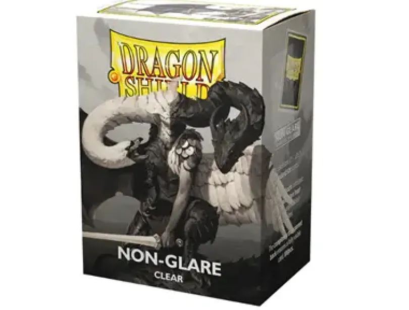 Dragon Shield Sleeves Non Glare Matte Clear Standard Size V2 Dragon Shield
